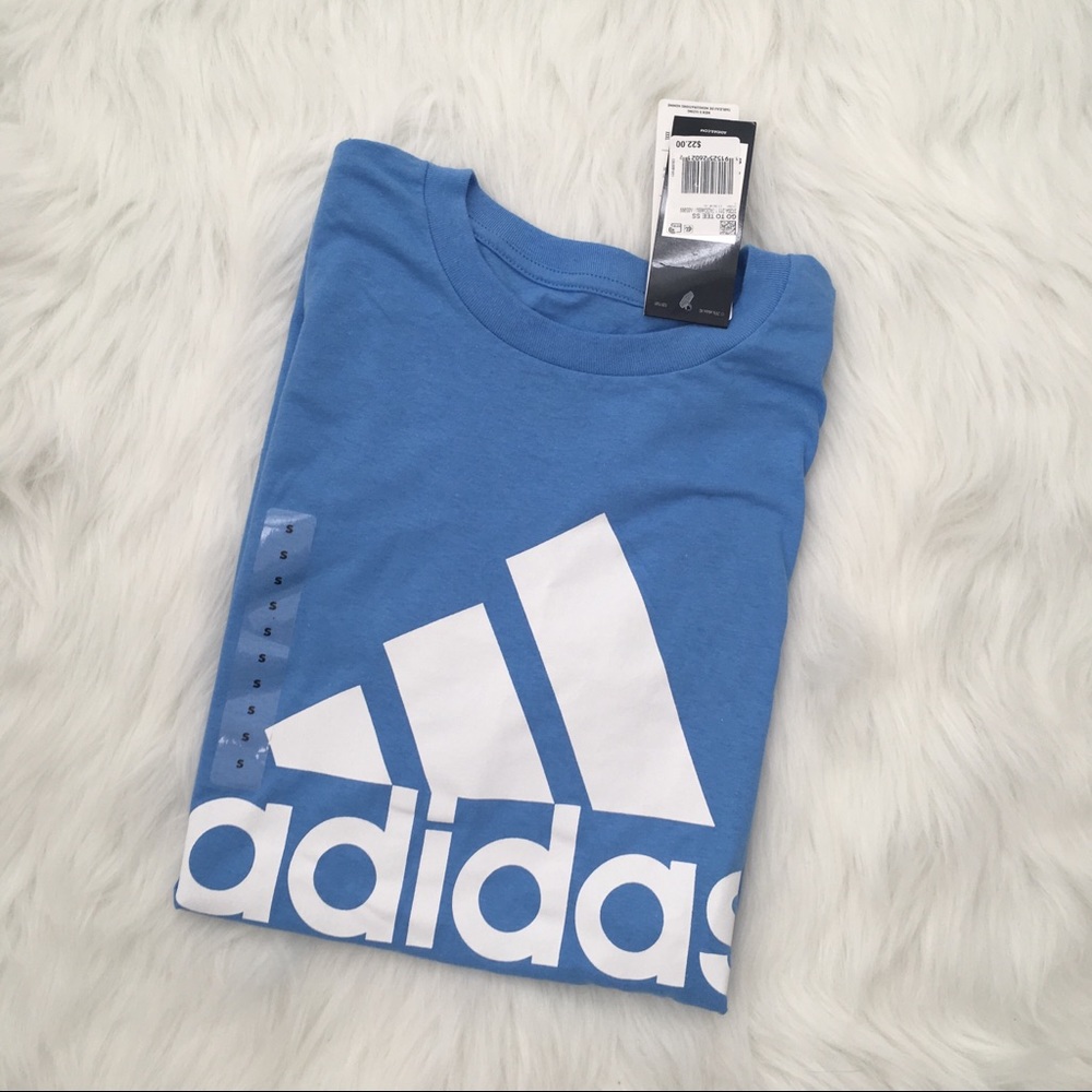 ⬇️$20 LAST ONE NWT Adidas blue tshirt - Picture 5 of 8